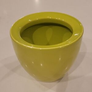 Modern Lime Green Garden Pot